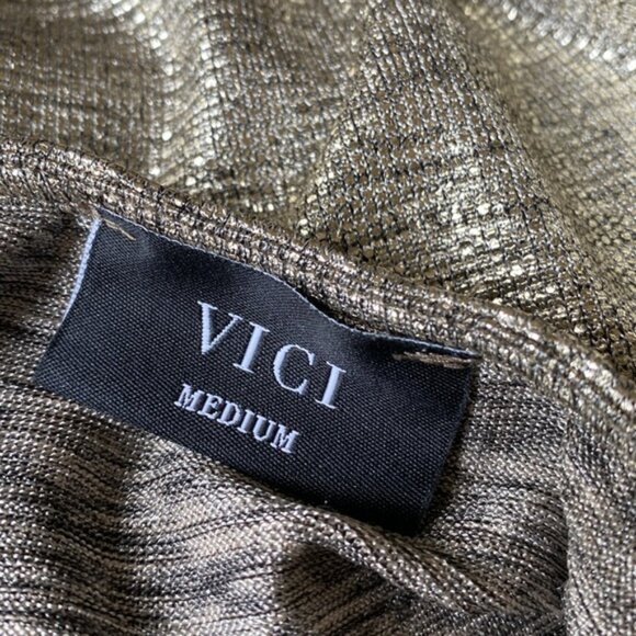VICI Collection Luminescent Long Sleeve Dress M - Picture 7 of 12